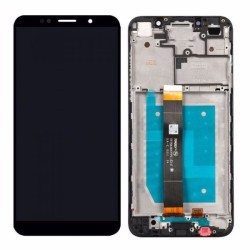 Ecran LCD / Vitre Tactile avec Ch&acirc;ssis Huawei Y5 2018 Noir