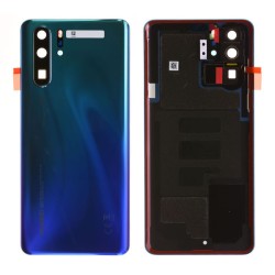 Vitre Arri&egrave;re Compatible Huawei P30 Pro Bleu Aurore