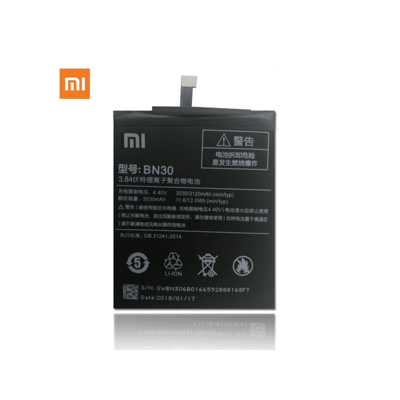 Batterie Compatible Xiaomi RedMi 4A / Mi 4A 3030 mAh