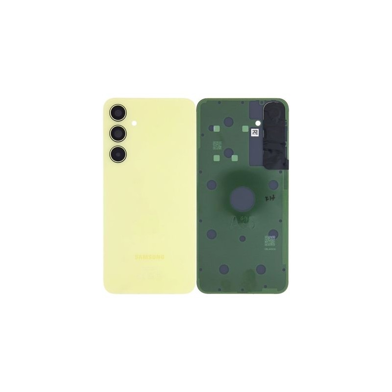 Vitre Arri&egrave;re / Cache Batterie Samsung A35 5G JAUNE