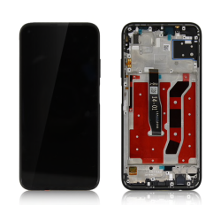 Ecran LCD / Vitre Tactile sur Ch&acirc;ssis Huawei P40 Lite NOIR