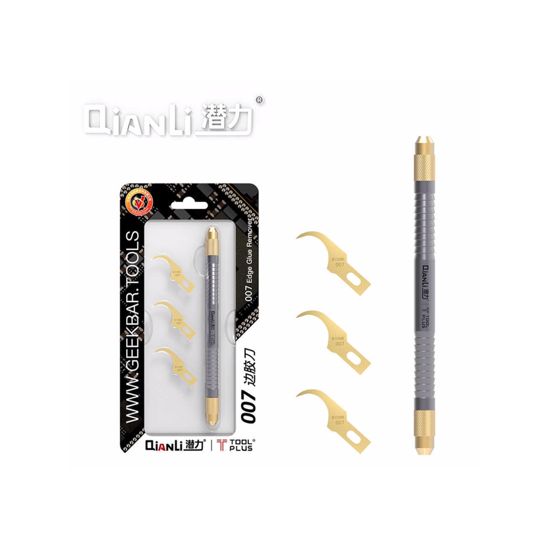 Scalpel Outil Acier Avec Embouts QianLi 007