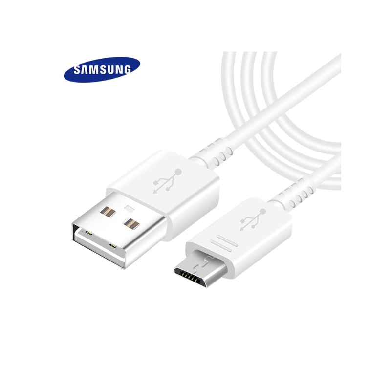 C&acirc;ble / Chargeur Original Samsung Micro-USB BLANC