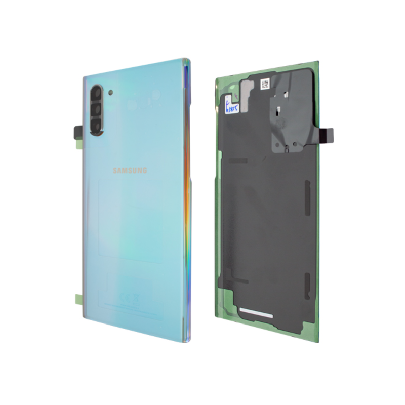 Vitre / Cache Batterie / Arri&egrave;re Samsung Galaxy Note 10 ARGENT