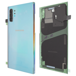 Vitre / Cache Batterie / Arri&egrave;re Samsung Galaxy Note 10 Plus ARGENT