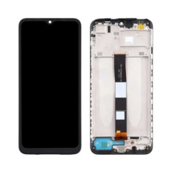 Ecran LCD / Vitre Tactile sur Ch&acirc;ssis Compatible Xiaomi Redmi 9A/9C/10A/9C NFC Noir