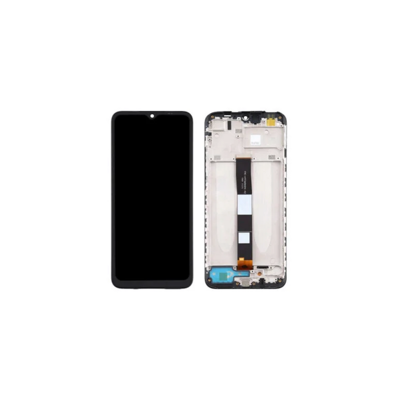 Ecran LCD / Vitre Tactile sur Ch&acirc;ssis Compatible Xiaomi Redmi 9A/9C/10A/9C NFC Noir