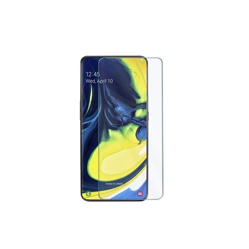 Film anti-choc en verre tremp&eacute; Samsung Galaxy A80