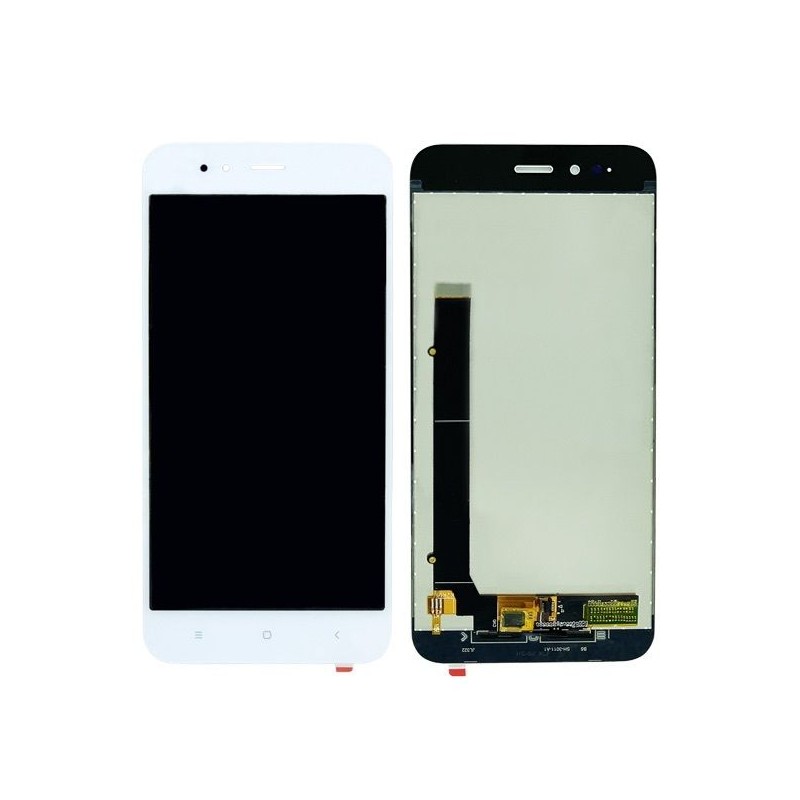 &Eacute;cran LCD / vitre tactile compatible Xiaomi Mi A1 Blanc