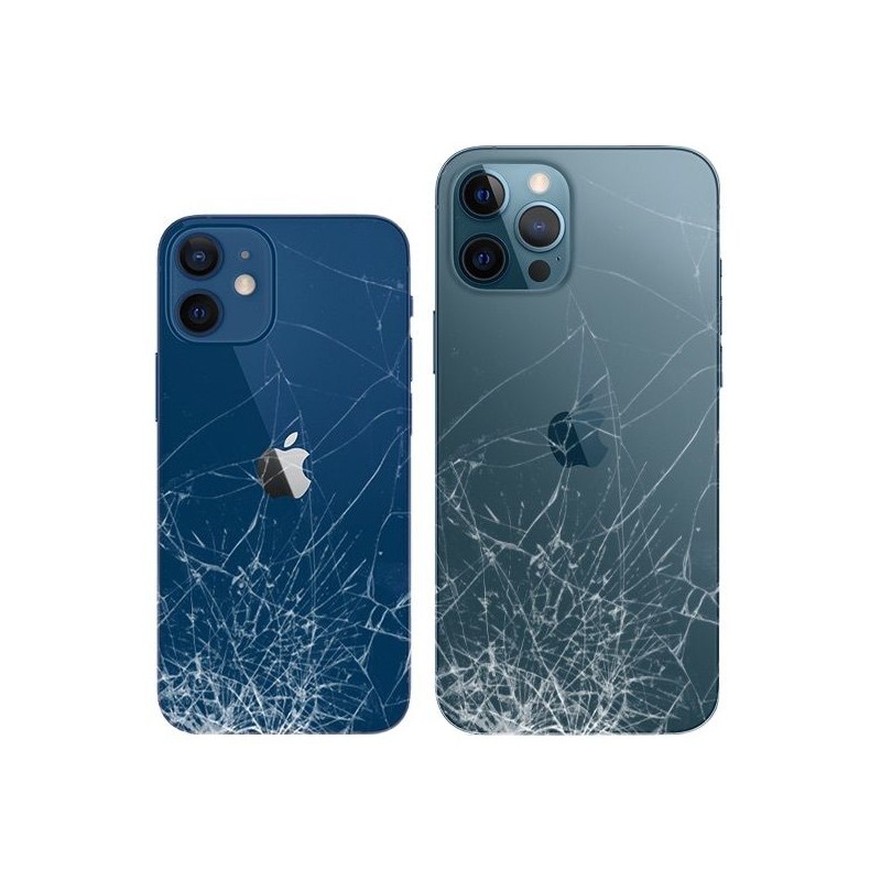 Remplacement Vitre Arri&egrave;re iPhone 12 / 12 Pro / 12 Pro Max / 12 Mini