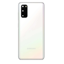 Vitre / Cache Batterie / Arri&egrave;re Samsung Galaxy S20 BLANC