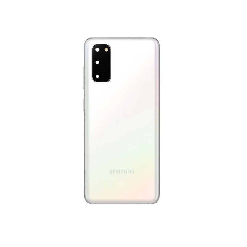 Vitre / Cache Batterie / Arri&egrave;re Samsung Galaxy S20 BLANC
