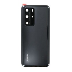 Vitre Arri&egrave;re / Cache Batterie Compatible Huawei P40 Noir