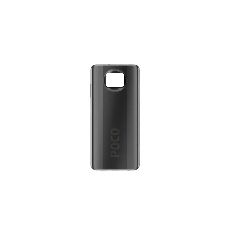 Vitre / Coque Arri&egrave;re Compatible Xiaomi Poco X3 NFC Noir