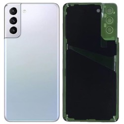 Cache Batterie / Coque Arri&egrave;re Samsung Galaxy S21 Plus 5G ARGENT