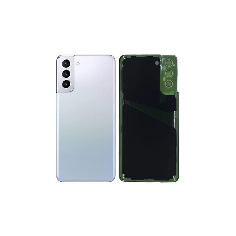 Cache Batterie / Coque Arri&egrave;re Samsung Galaxy S21 Plus 5G ARGENT