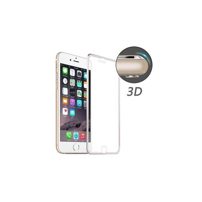 Film Anti-choc 5D en verre tremp&eacute; Rose Gold iPhone 6 Plus / 6s Plus
