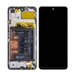 &Eacute;cran LCD / Vitre Tactile sur Ch&acirc;ssis Original Huawei PSmart 2021 Noir