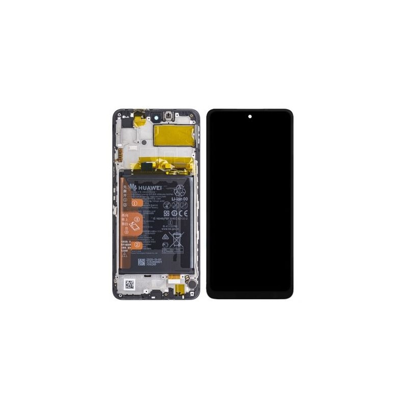 &Eacute;cran LCD / Vitre Tactile sur Ch&acirc;ssis Original Huawei PSmart 2021 Noir
