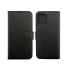 Coque Portefeuille Simili Cuir Noir iPhone 12 Mini