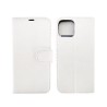 Coque Portefeuille Simili Cuir Blanc iPhone 12