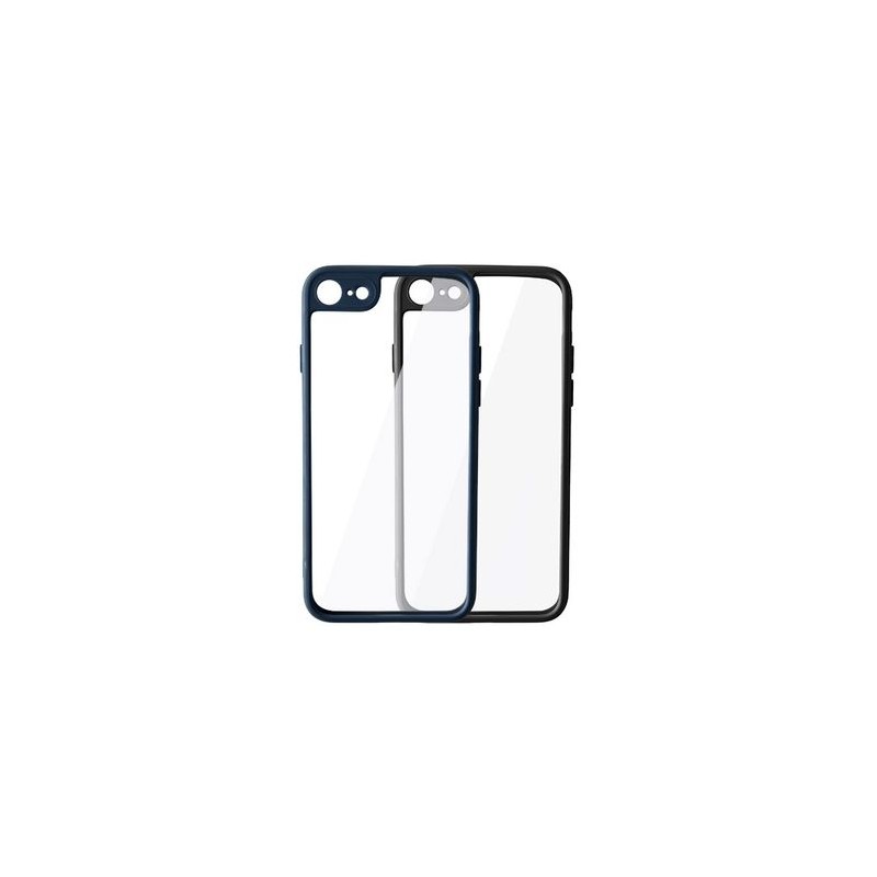Coque souple transparente avec contours pour iPhone 7/8