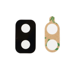 Lentille de Remplacement en verre pour cam&eacute;ra arri&egrave;re Samsung Galaxy A6+ 2018
