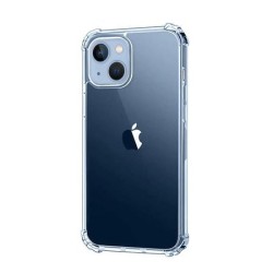Coque iPhone 13 TPU Transparente avec bords renforc&eacute;s