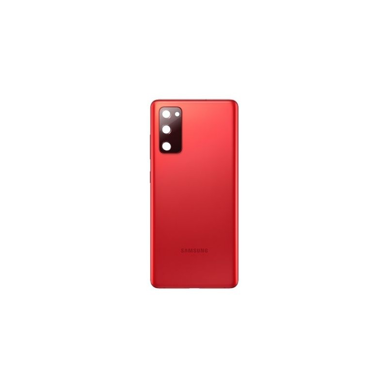 Cache Batterie / Coque Arri&egrave;re Samsung Galaxy S20 FE Rouge