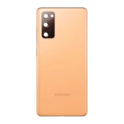 Cache Batterie / Coque Arri&egrave;re Samsung Galaxy S20 FE Orange