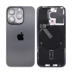 Cache Arri&egrave;re Aftermarket Apple iPhone 15 Pro Titane Noir