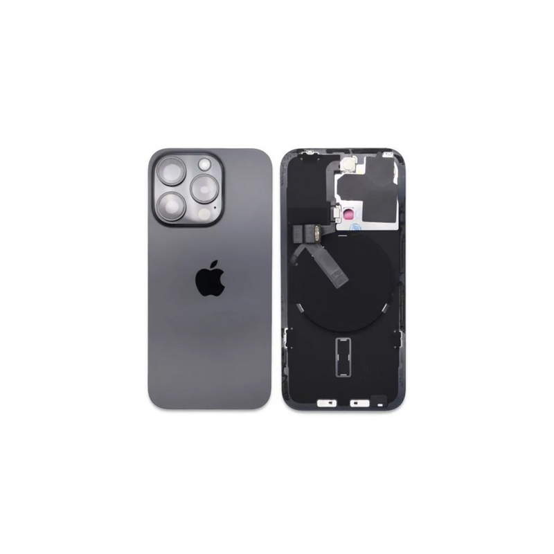 Cache Arri&egrave;re Aftermarket Apple iPhone 15 Pro Titane Noir
