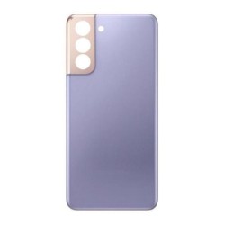 Cache Batterie / Coque Arri&egrave;re Samsung Galaxy S21 Plus 5G Violet / Or