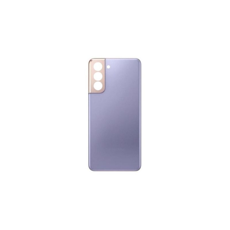 Cache Batterie / Coque Arri&egrave;re Samsung Galaxy S21 Plus 5G Violet / Or