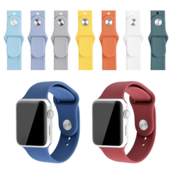 Bracelet Silicone Couleur Apple Watch