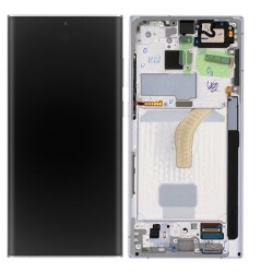 &Eacute;cran Original Samsung Galaxy S22 Ultra S908B BLANC