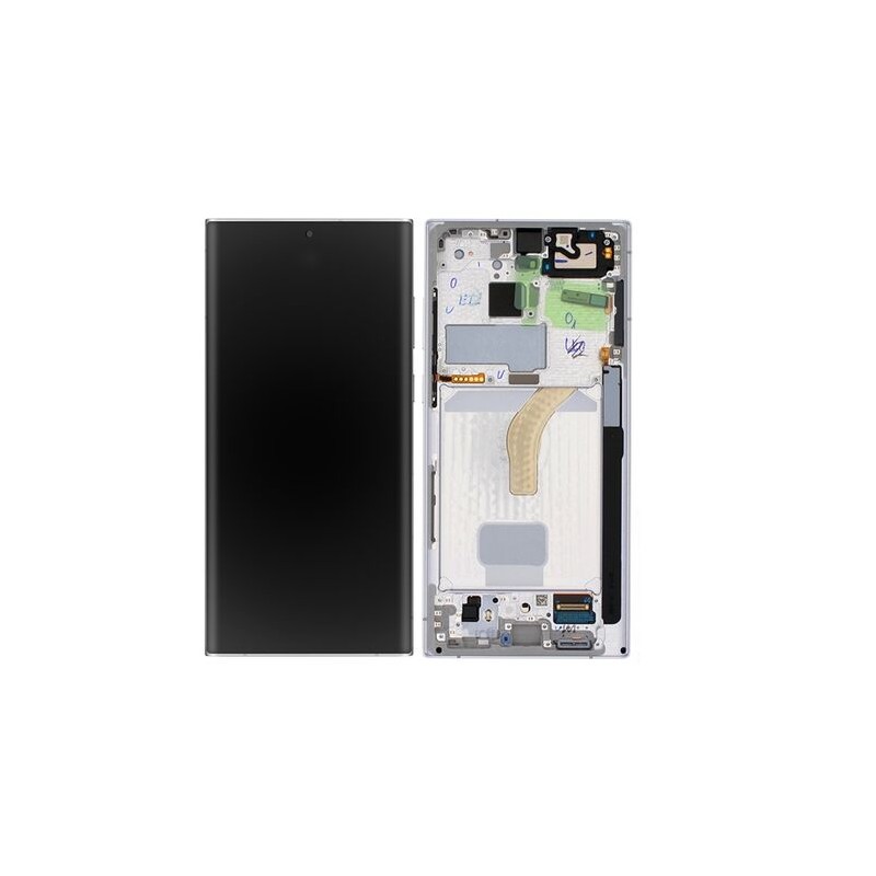 &Eacute;cran Original Samsung Galaxy S22 Ultra S908B BLANC