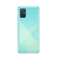 Vitre Arri&egrave;re / Cache Batterie Samsung Galaxy A71 BLEU