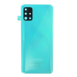 Vitre / Cache Batterie / Arri&egrave;re Samsung Galaxy A51 BLEU
