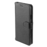 Coque Portefeuille Rabat / Magn&eacute;tique Cuir Noir iPhone X / XS