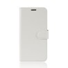 Coque Portefeuille Rabat / Magn&eacute;tique Cuir Blanc iPhone X / XS