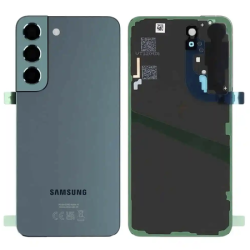 Cache Batterie / Coque Arri&egrave;re Samsung Galaxy S22 VERT