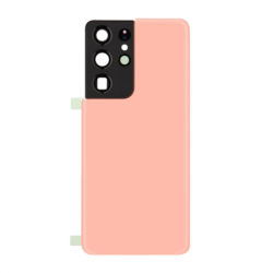 Cache Batterie / Coque Arri&egrave;re Samsung Galaxy S21 Ultra ROSE
