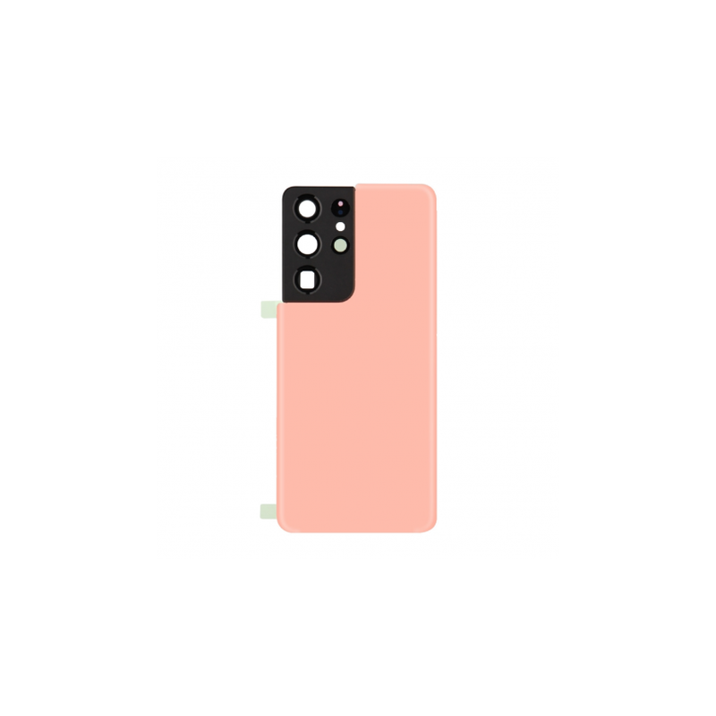 Cache Batterie / Coque Arri&egrave;re Samsung Galaxy S21 Ultra ROSE