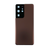 Cache Batterie / Coque Arri&egrave;re Samsung Galaxy S21 Ultra MARRON