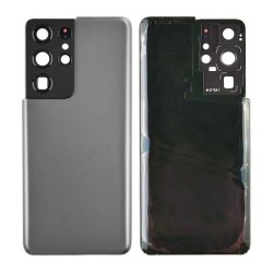Cache Batterie / Coque Arri&egrave;re Samsung Galaxy S21 Ultra ARGENT