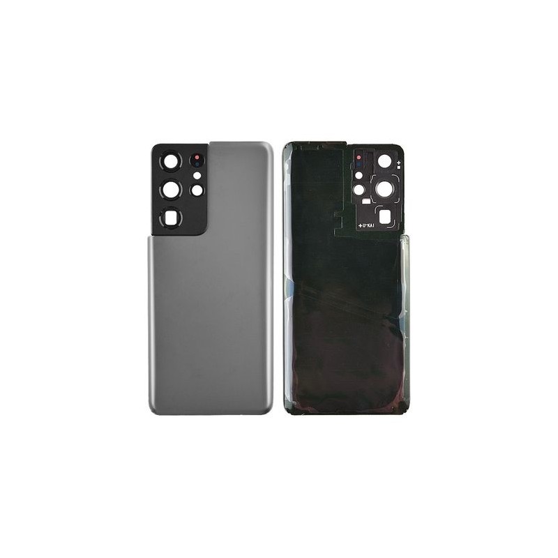 Cache Batterie / Coque Arri&egrave;re Samsung Galaxy S21 Ultra ARGENT