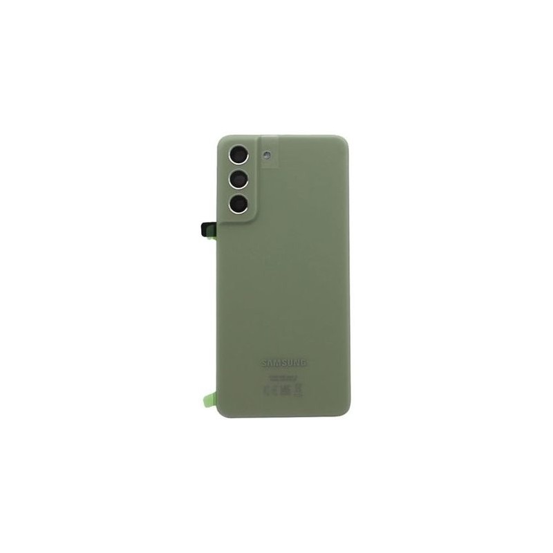 Cache Batterie / Coque Arri&egrave;re Samsung Galaxy S21 FE 5G VERT