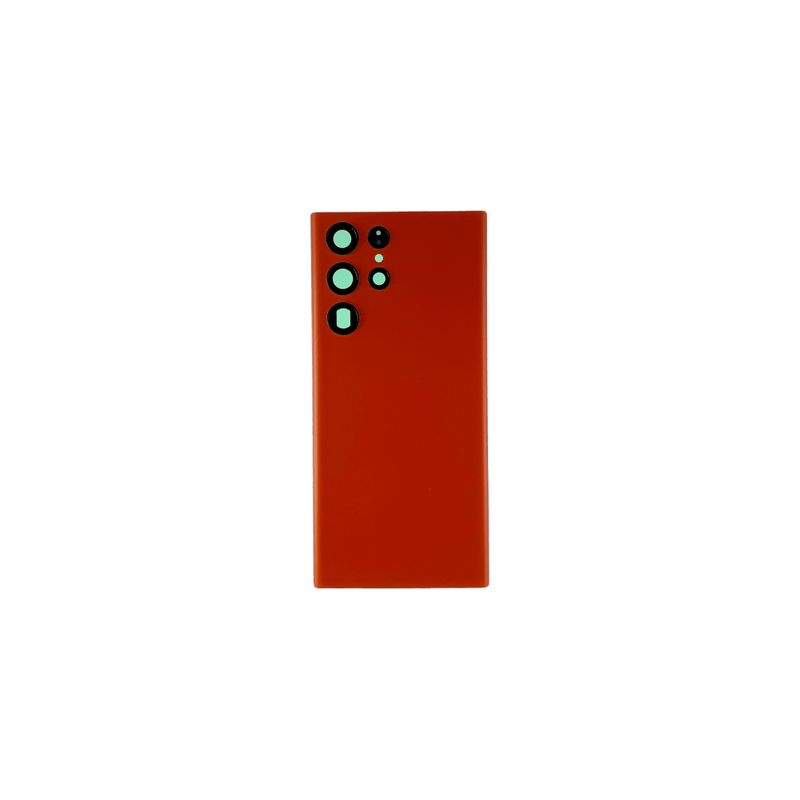 Cache Batterie / Coque Arri&egrave;re Samsung Galaxy S22 Ultra ROUGE