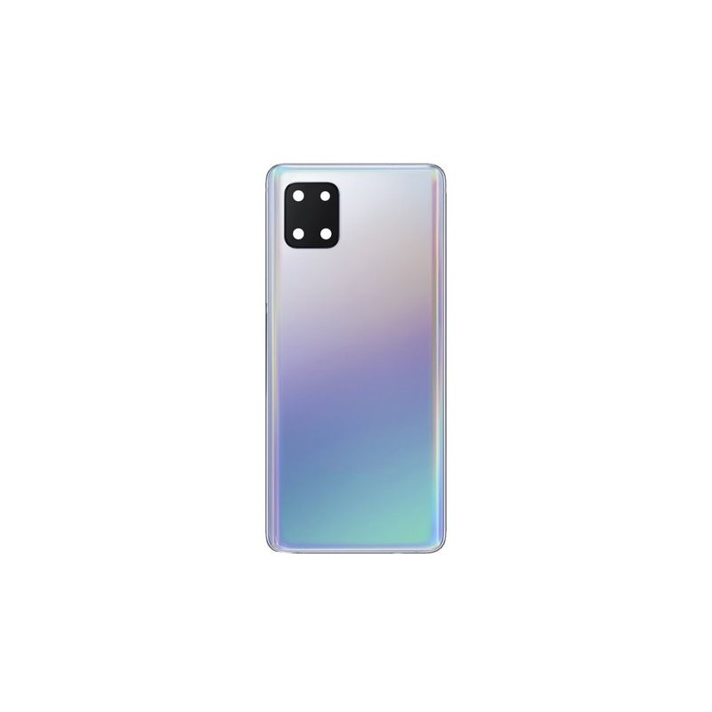 Vitre / Cache Batterie / Arri&egrave;re Samsung Galaxy Note 10 Lite ARGENT